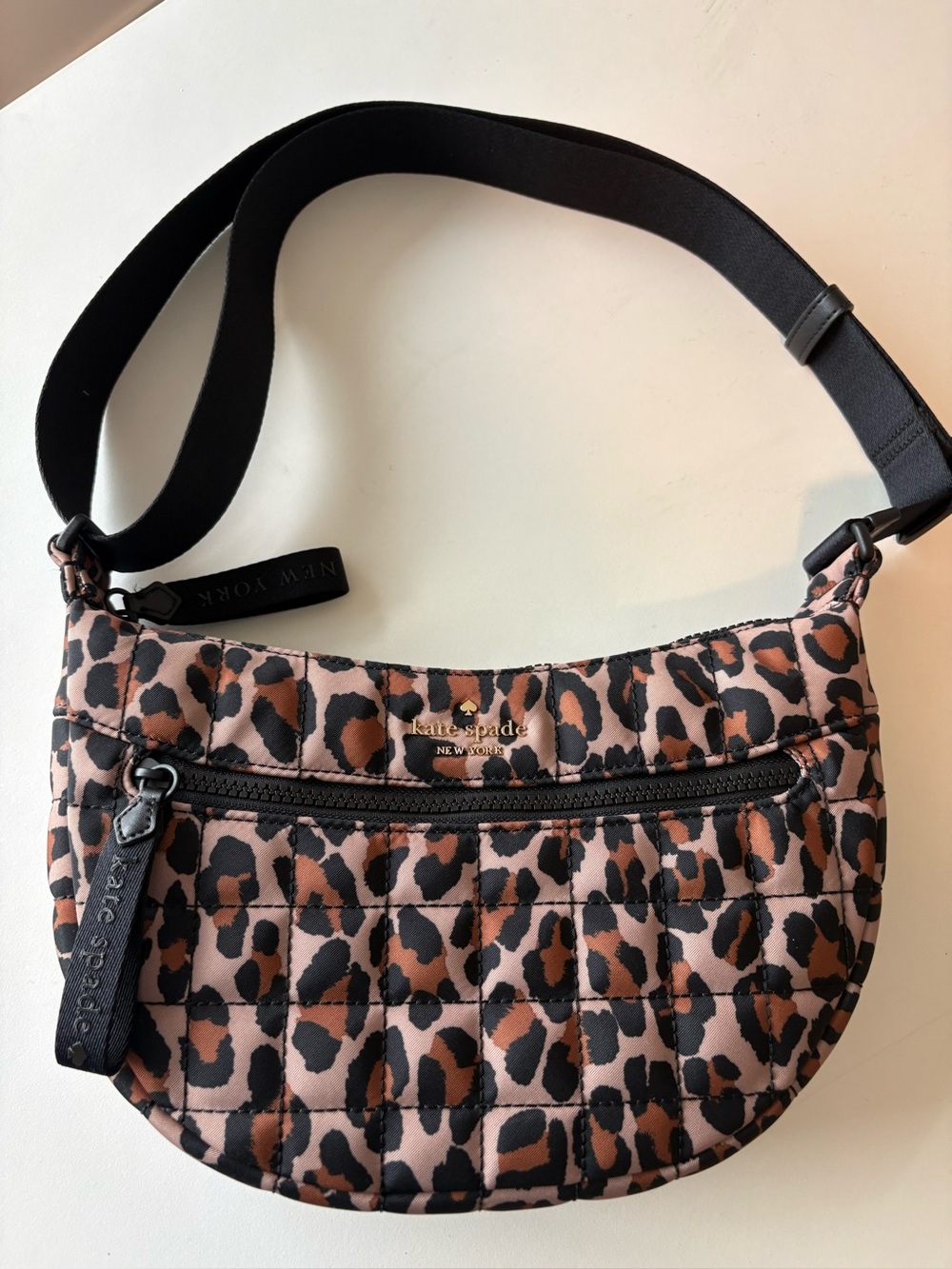 Kate spade New York Camden Leopard Quilted Crossbody Bag